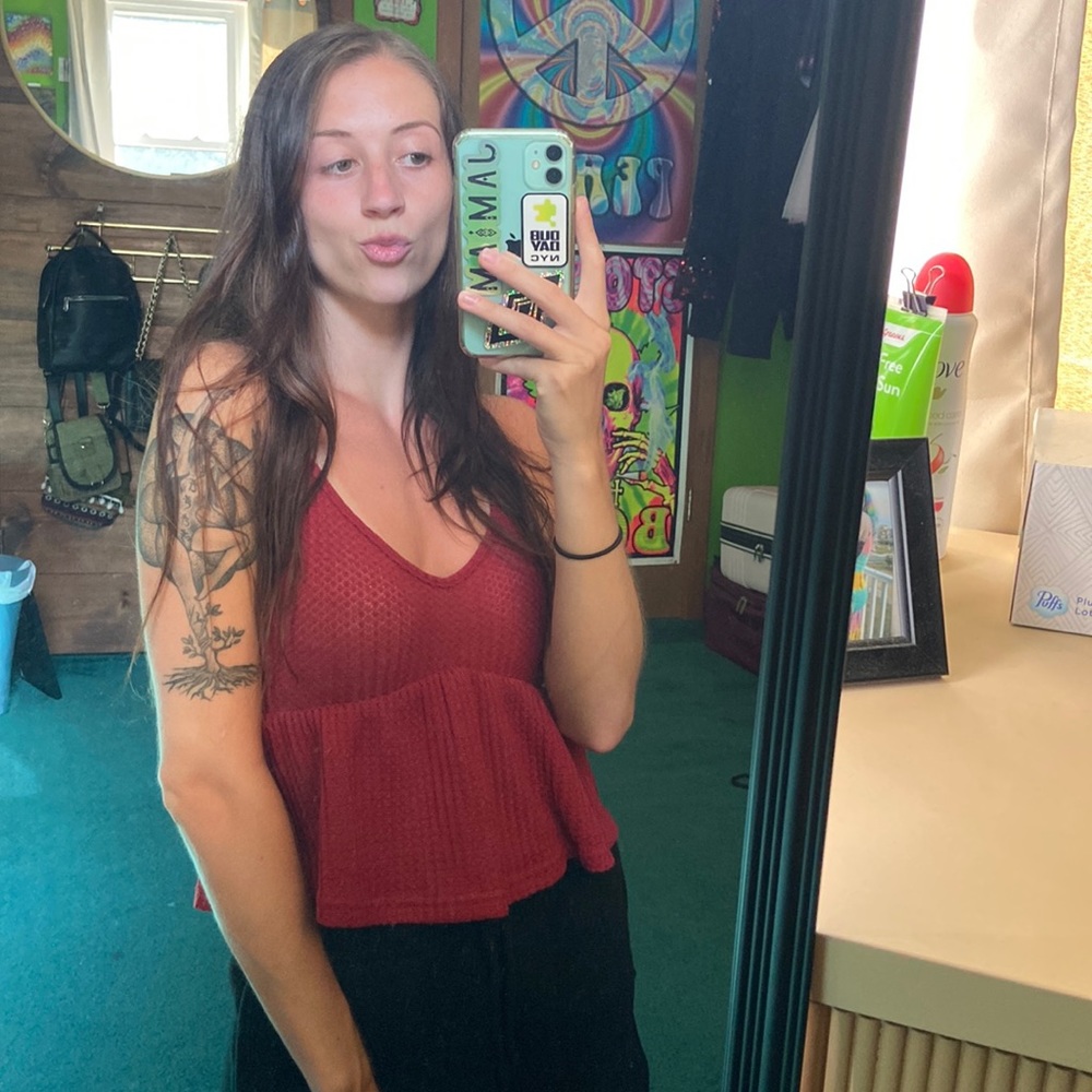 NWOT Shein Ruffle Tank